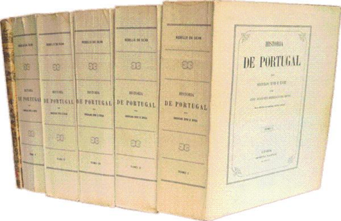 Luís Augusto Rebelo da Silva (1822-1871), História de Portugal. Séculos XVII e XVIII, 5 tomos, Lisboa, Imprensa Nacional, 1860-1871