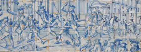 Painel de Azulejos «Redempsão de Portugal A Fidelidade e o amor triunfão»