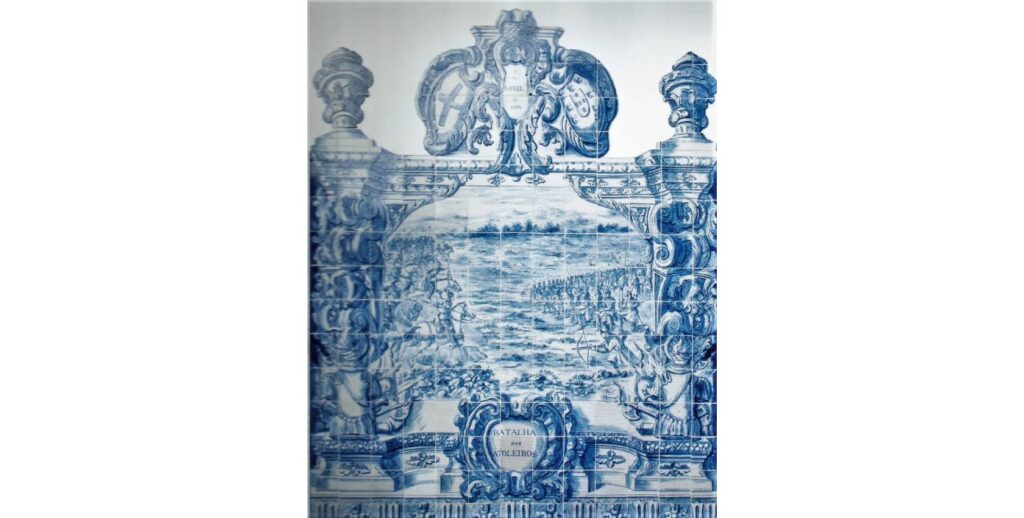 Painel de azulejos - Batalha dos Atoleiros