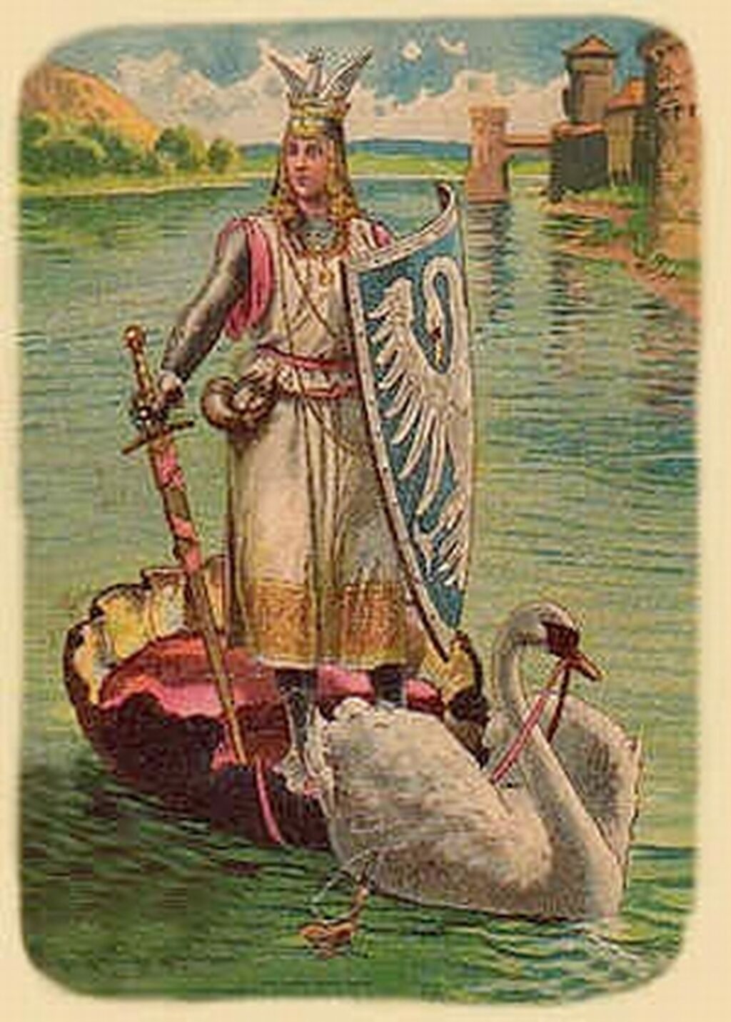 Concepção artística de Lohengrin do começo do século XX