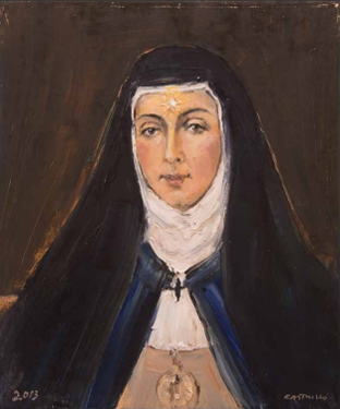 Santa Beatriz da Silva, retrato de José Luís Castrillo